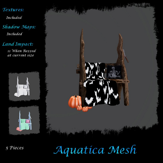 Aquatica Mesh - AMEE20250421 Halloween Cosy Chair