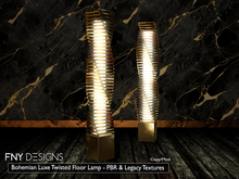 :FNY: Designs - Bohemian Luxe Twisted Floor Lamp