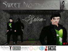 ~Sweet Nightmares~ Salem Halloween Suit {Green Ghost}