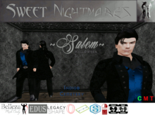 ~Sweet Nightmares~ Salem Halloween Suit {Indigo Cemetery}