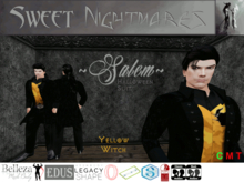 ~Sweet Nightmares~ Salem Halloween Suit {Yellow Witch}