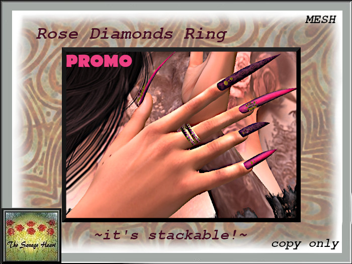 TSH Rose Diamonds Ring