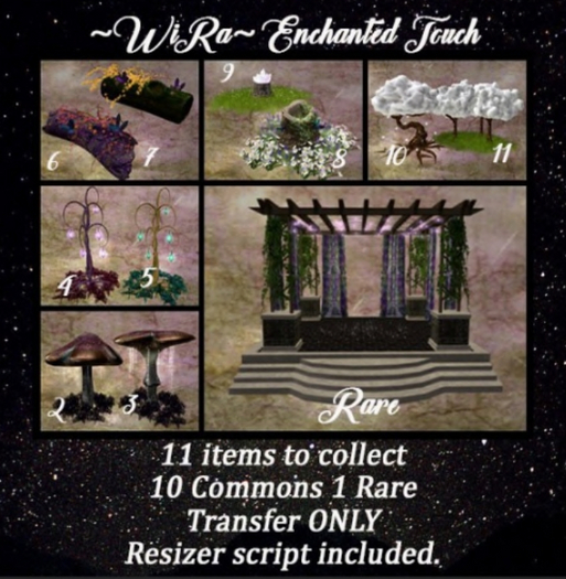 05~WiRa~ Enchanted Touch ~Twisted TearDrop Tree ~Green