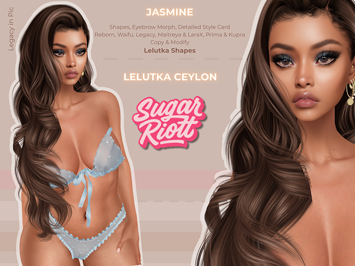 *Sugar Riott* Jasmine Shape-Ceylon Head