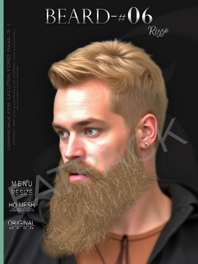 [//REBIRTH/]-BEARD_#06-Rizzo-[FATPACK]