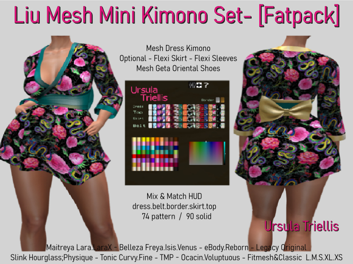 5005 Liu Mesh Mini Kimono V2 - [Fatpack]