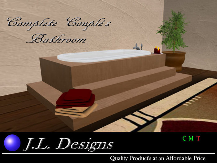 J.L. Designs - Complete Bathroom - Oak