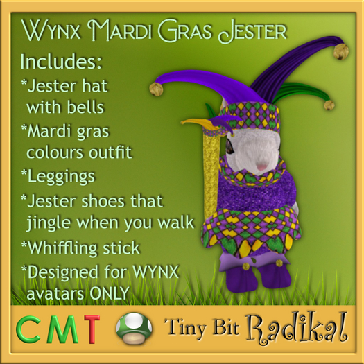 Wynx Mardi Gras Jester