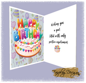 ~FDA~Wishes for the Year Birthday Card~ TOUCH ME~