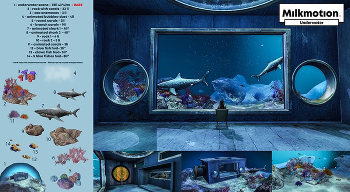 (Milk Motion) Underwater - Underwater scene - RARE