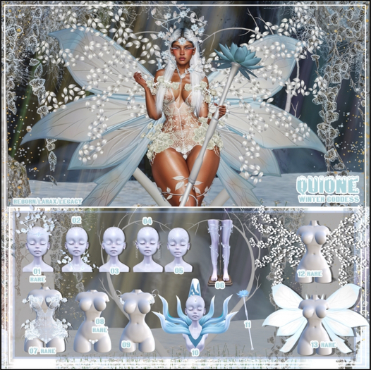 04 - EARRINGS - WINTER GODDESS - SUGAR DOLLS