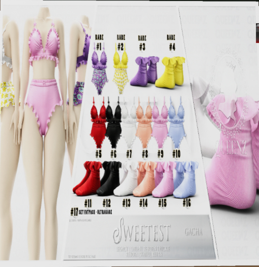 14.QUEENZ. Sweetest - Socks - BLUSH