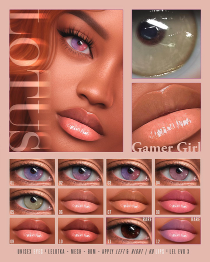 8. LOTUS. Gamer Girl Set [boxed]