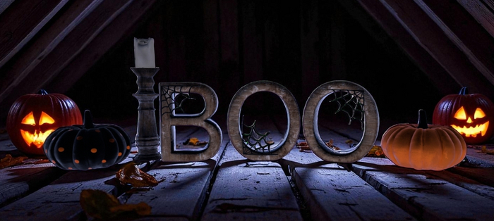 Himiko-3D.Halloween Boo! Props Decor