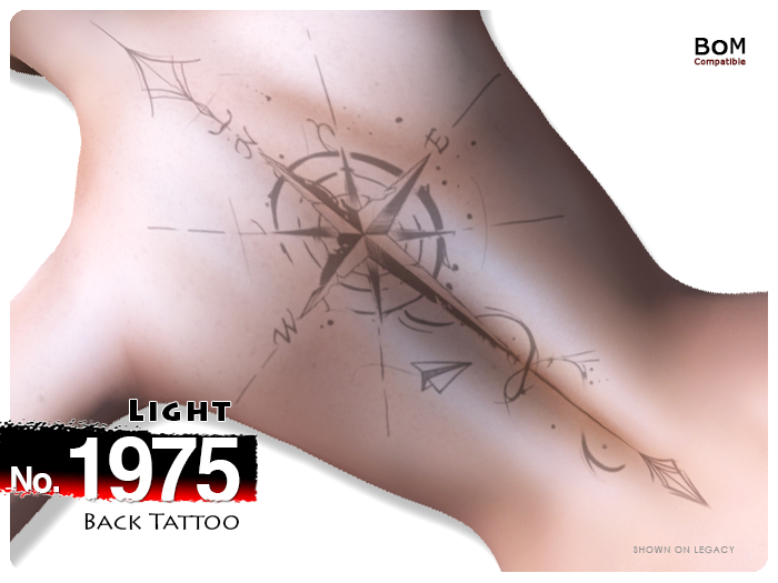 (Back Tattoo) No.1975 Light