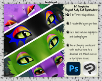 .bf. TEMPLATES - August Katy Eyeshadow