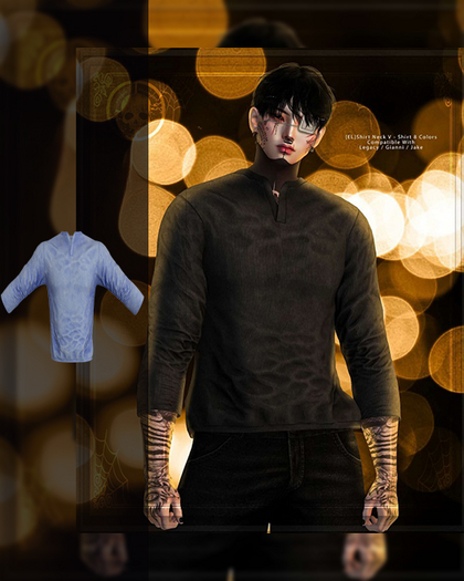 [EL]Stretcher Neck V Blue