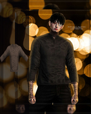 [EL]Stretcher Neck V Coffe