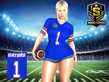 Florida Gators Ladies Jersey (Blue)