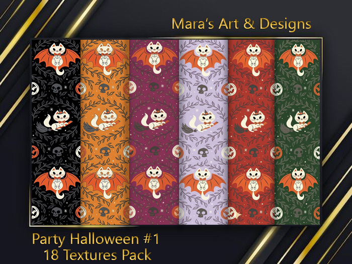 Party Halloween-Seamless Textures-FULL PERM