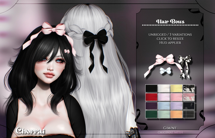 Chorrai - Hair Bows {FATPACK}
