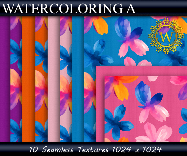 Watercoloring A Textures