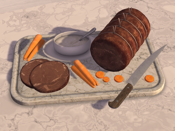 Roast Beef N' Cream&Carrots [L]Board (GOURMET)