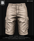 [BB] Jason Cargo Shorts - Beige