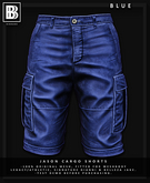[BB] Jason Cargo Shorts - Blue