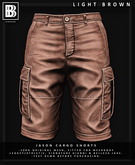 [BB] Jason Cargo Shorts - Light Brown