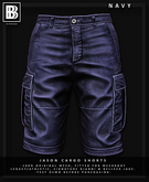 [BB] Jason Cargo Shorts - Navy