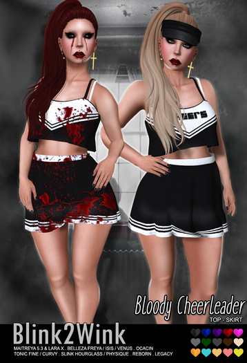 Blink2Wink - Bloody Cheerleader Outfit [FATPACK]