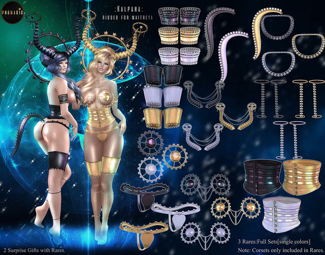 *PROMAGIC*  Kalpana -Necklace-White