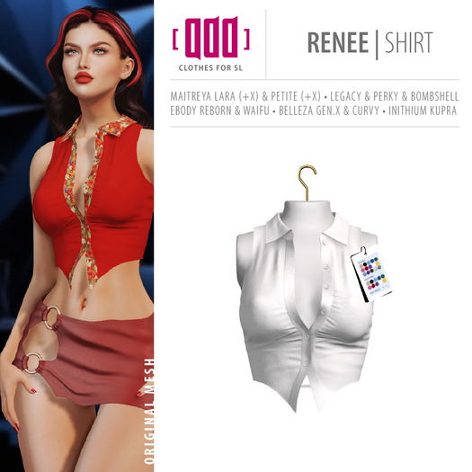 [ADD] Renee Shirt - White
