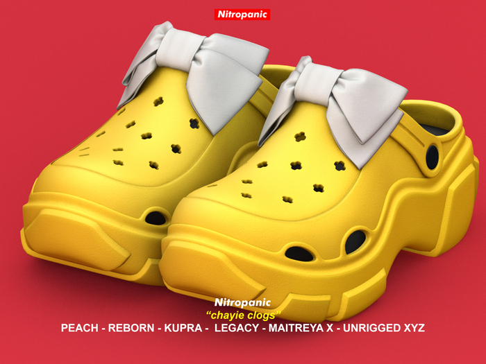 Nitropanic_Chayie Clogs (YELLOW WHITE) add