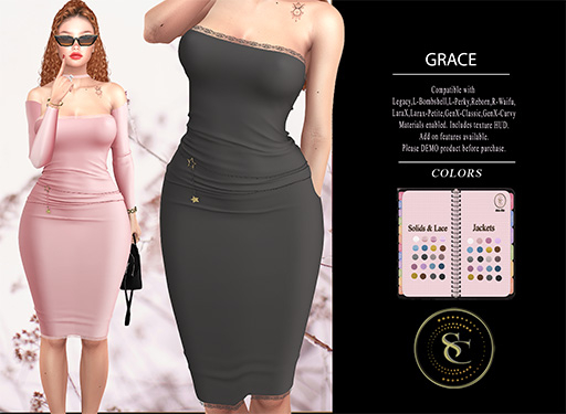 *SC* Grace Dress  FATPACK