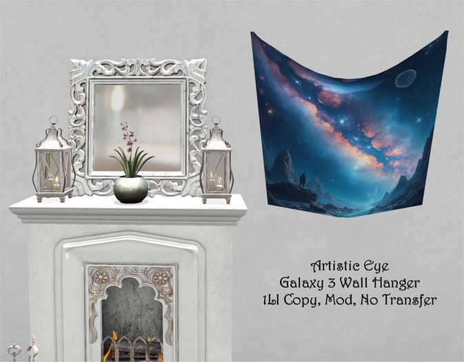 Artisitc Eye Galaxy 3 Wall Hanger LCAE 1LI