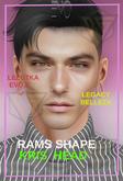 "ENO RAMS SHAPE KRIS HEAD