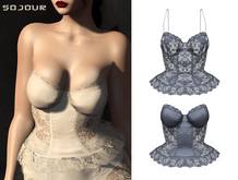 SOJOUR - Ingrida corset - storm