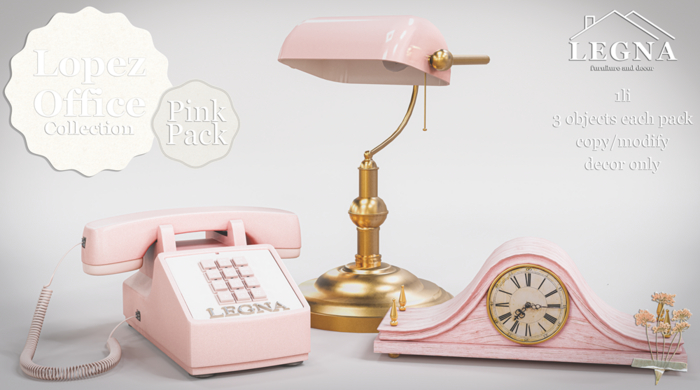 - Legna - Lopez Office Collection (Pink Pack)