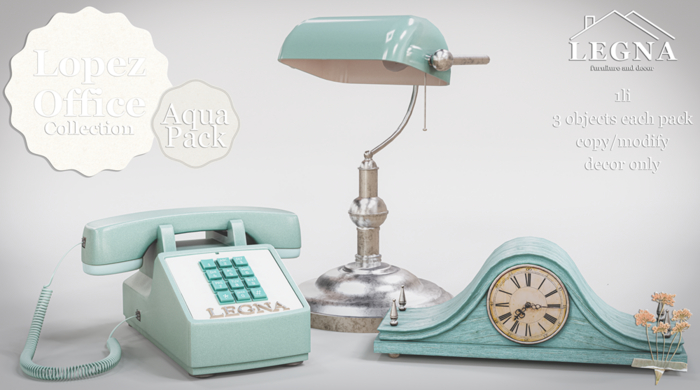 - Legna - Lopez Office Collection (Aqua Pack)