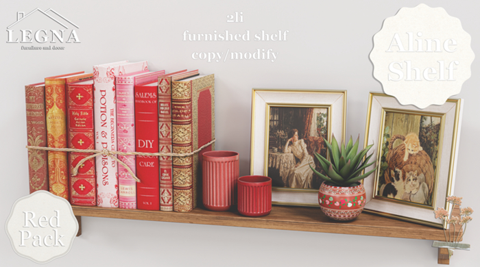 - Legna - Aline Shelf (Red Pack)