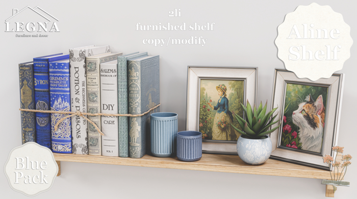 - Legna - Aline Shelf (Blue Pack)