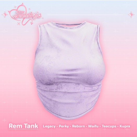 {.tenebris} Rem Tank [Light Purple]