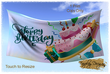 ~R~Happy Birthday Cake Banner~COPY