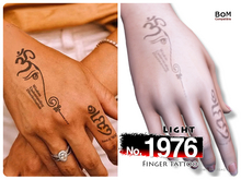 (Finger Tattoo) No.1976 Light
