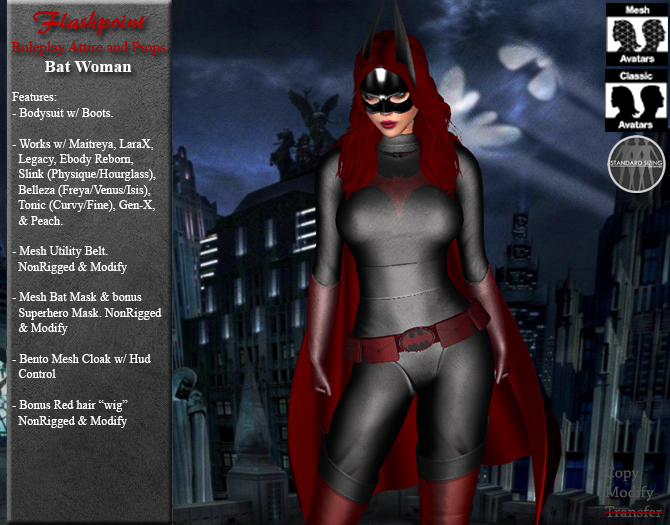 Bat Woman Costume