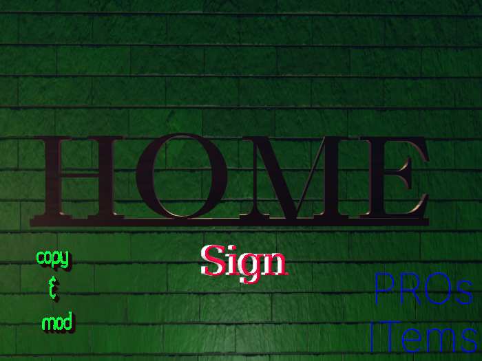 Home Wooden Sign