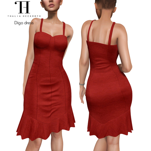 Thalia Heckroth - Digo dress ROUGE