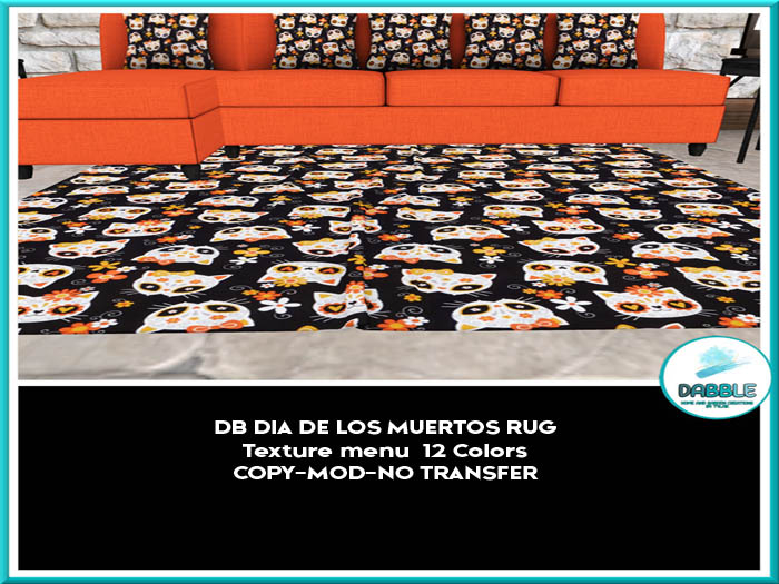 DB DIA DE LOS MUERTOS RUG  add me